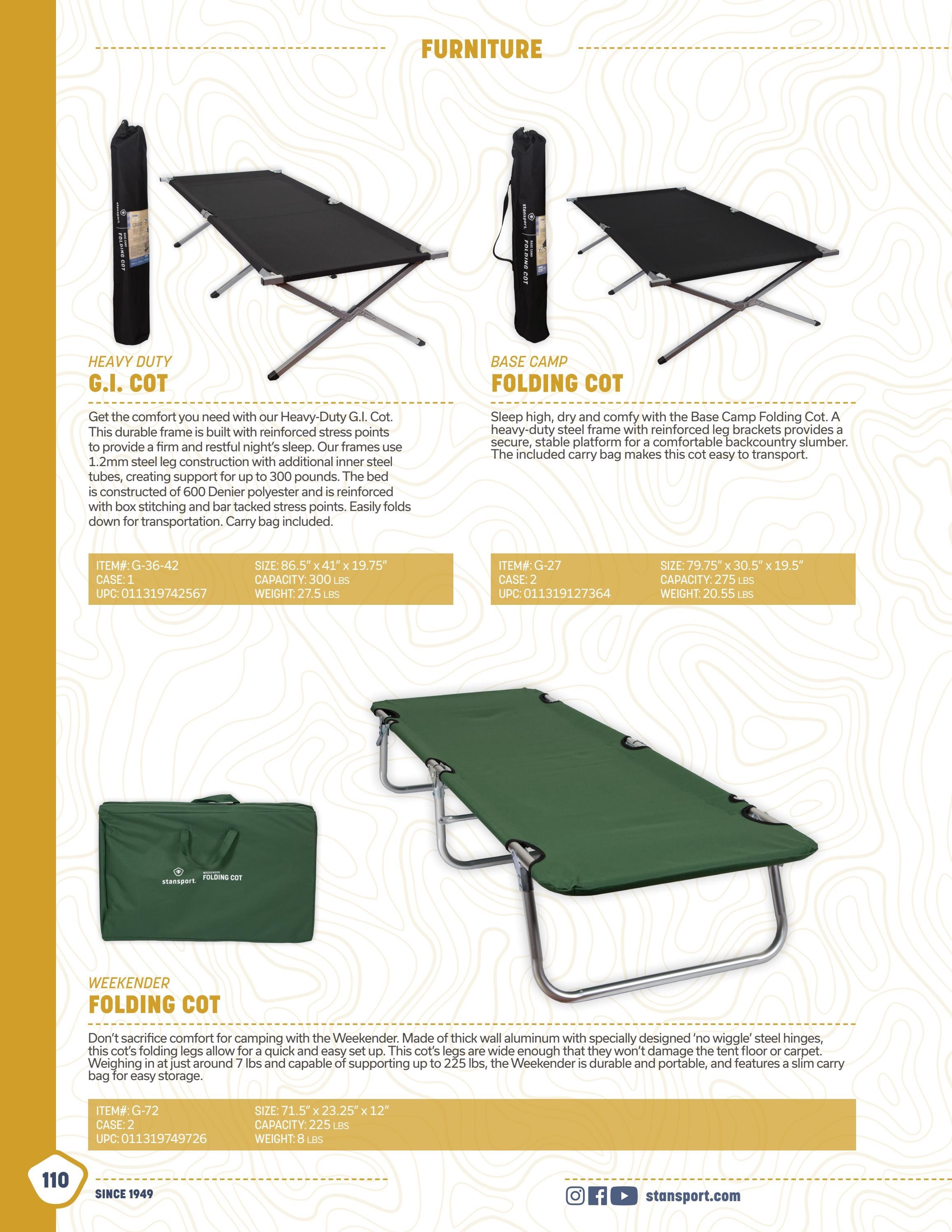 Stansport Camping Products Catalog Weekly Ad January 1 - December 31, 2026
