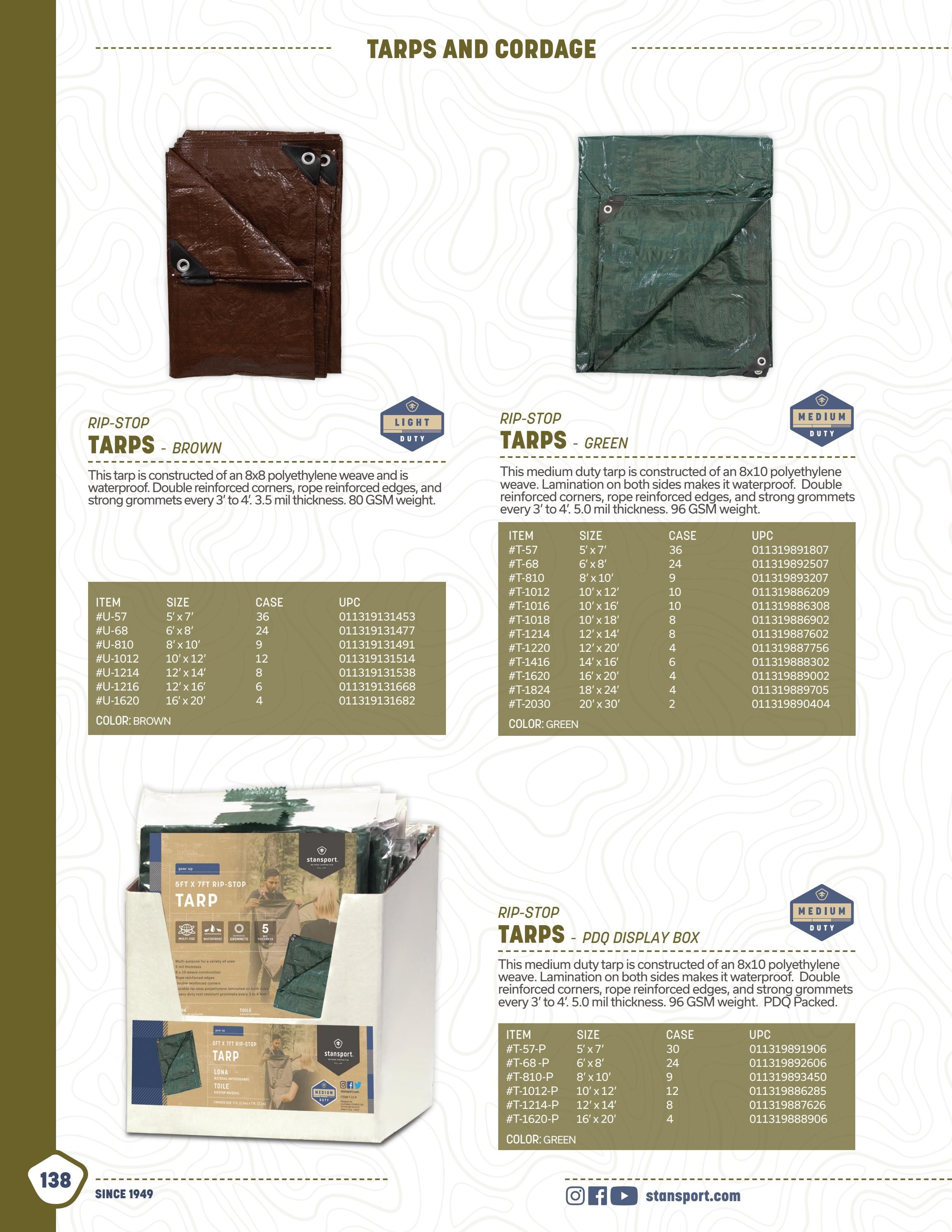 Stansport Camping Products Catalog Weekly Ad January 1 - December 31, 2026