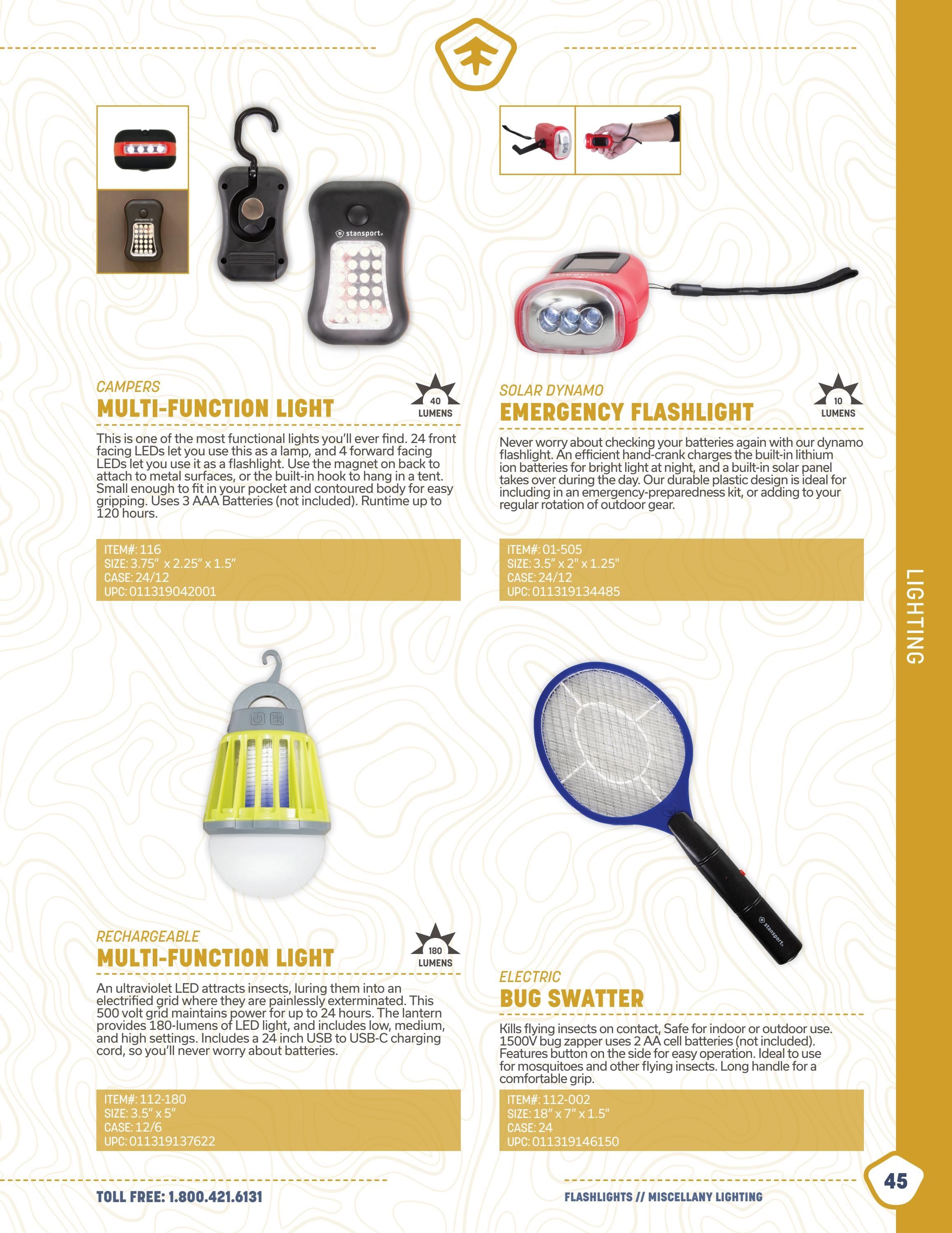 Stansport Camping Products Catalog Weekly Ad January 1 - December 31, 2026