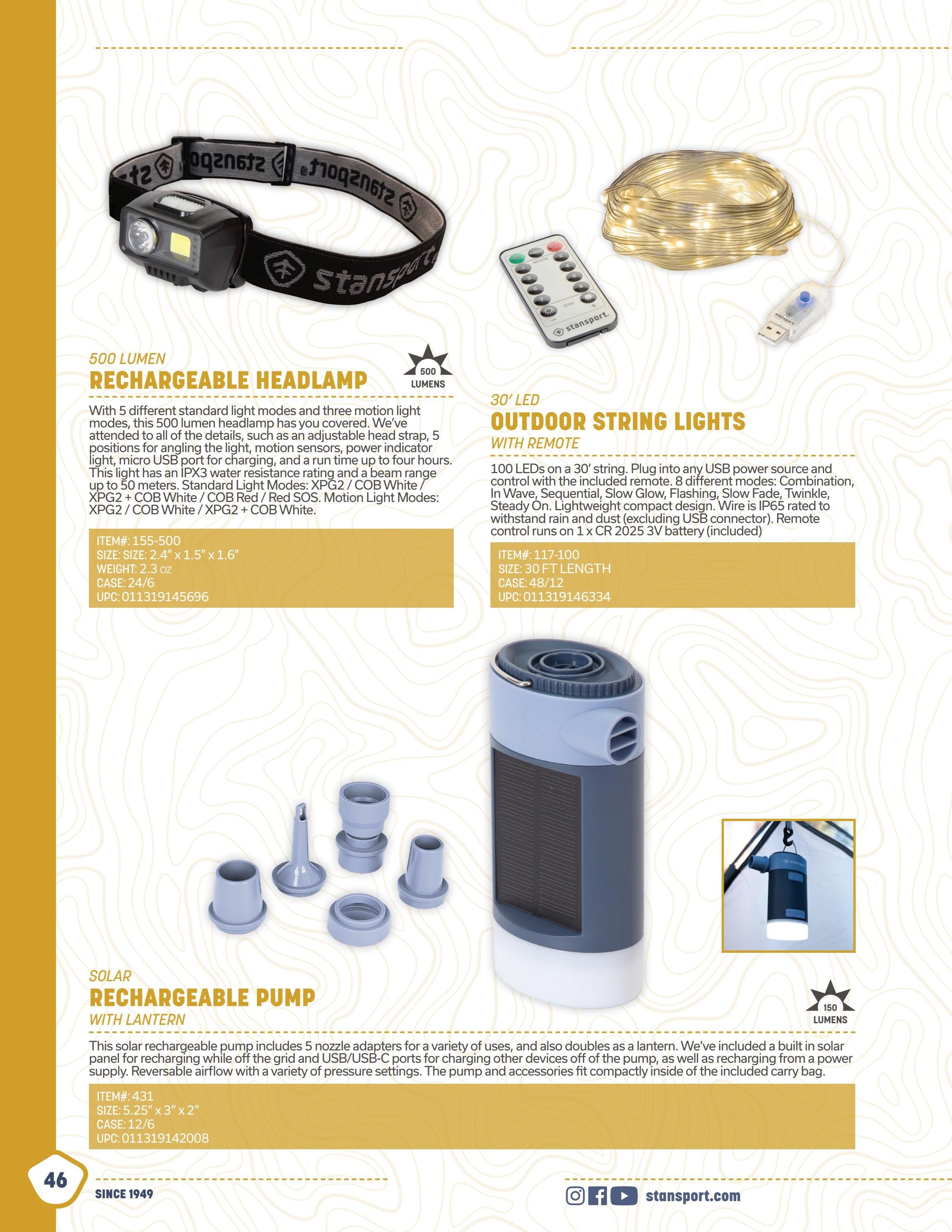 Stansport Camping Products Catalog Weekly Ad January 1 - December 31, 2026