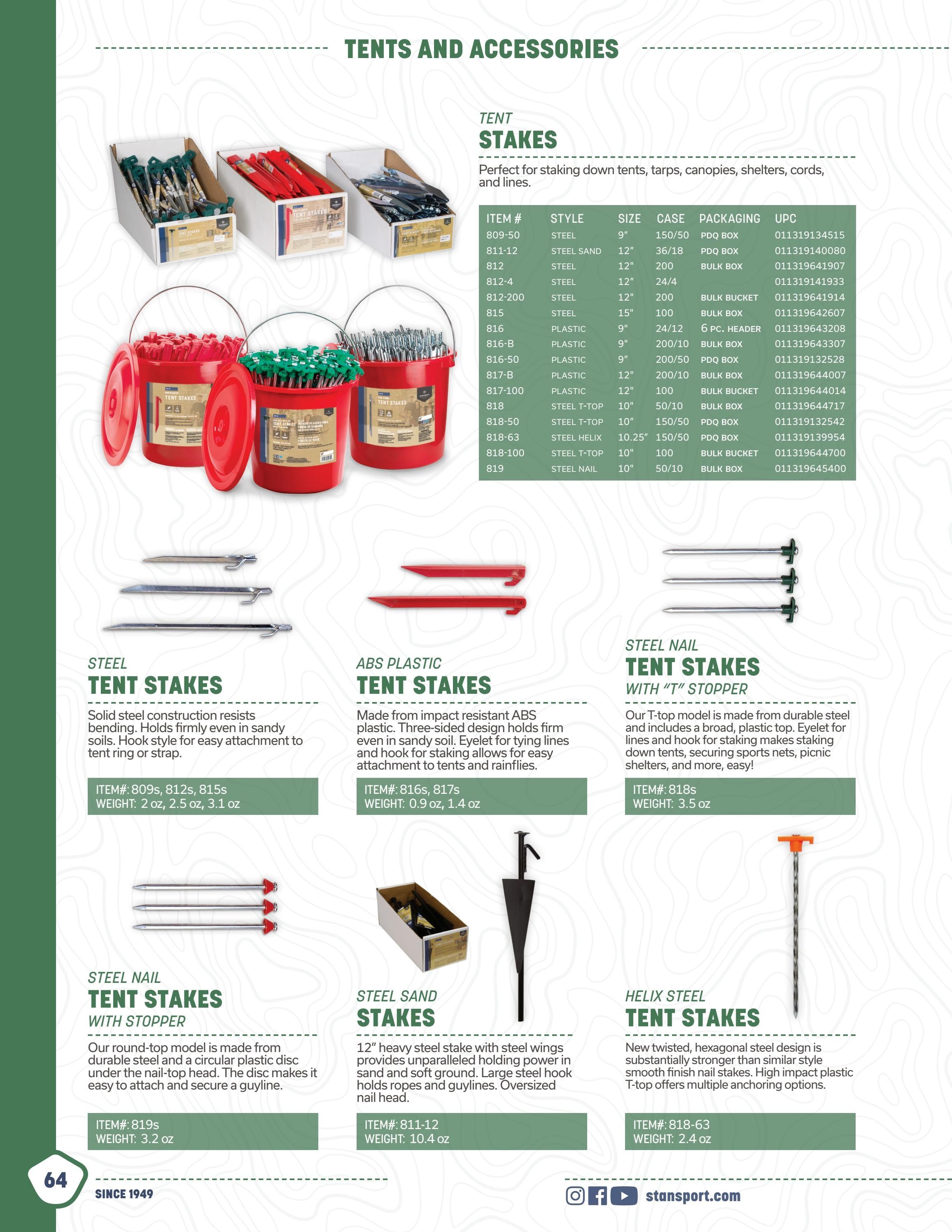 Stansport Camping Products Catalog Weekly Ad January 1 - December 31, 2026
