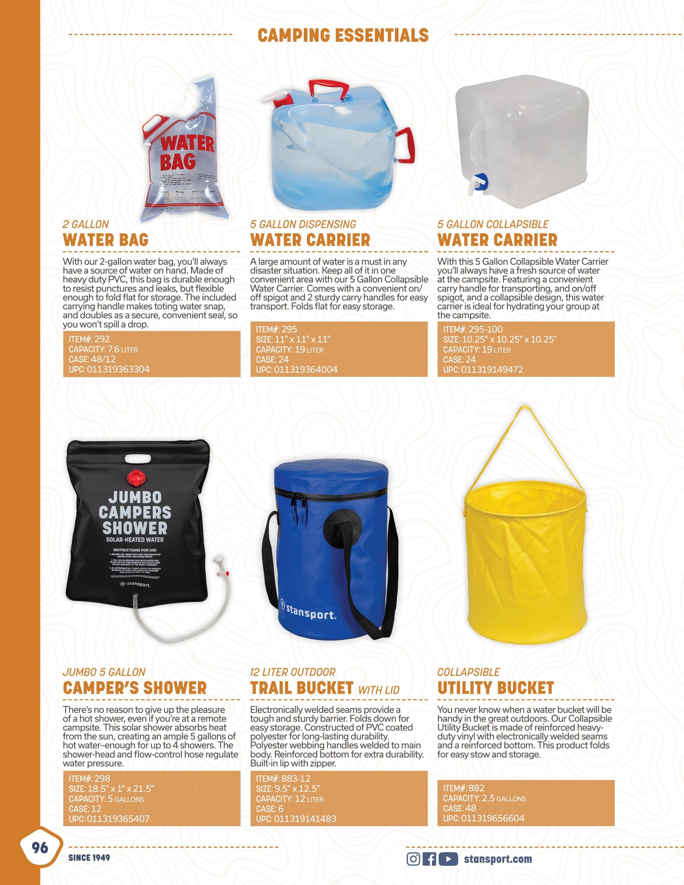 Stansport Camping Products Catalog Weekly Ad January 1 - December 31, 2026