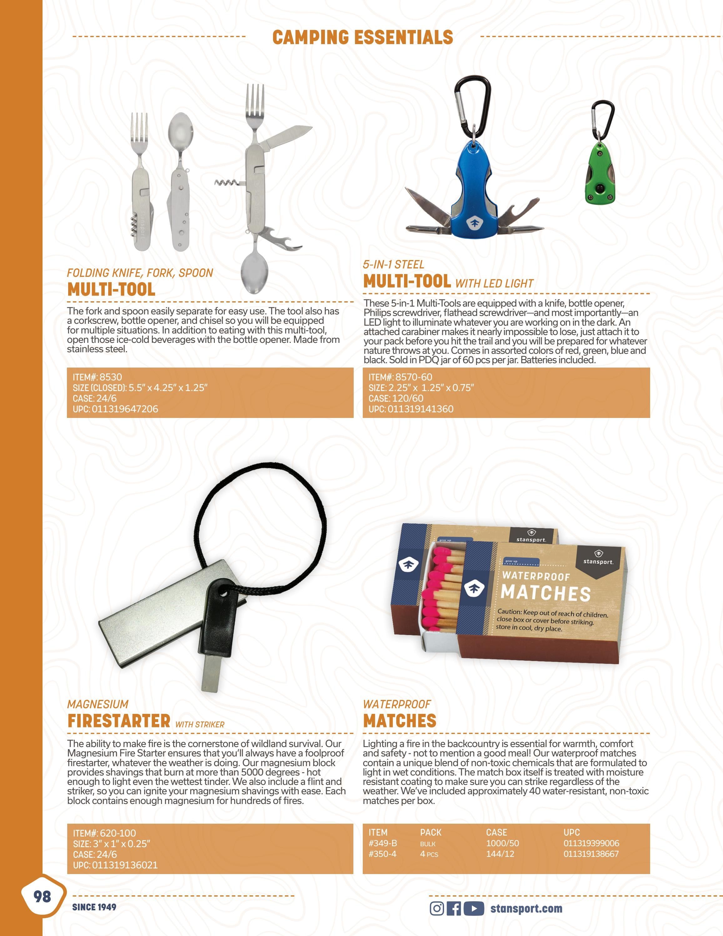 Stansport Camping Products Catalog Weekly Ad January 1 - December 31, 2026