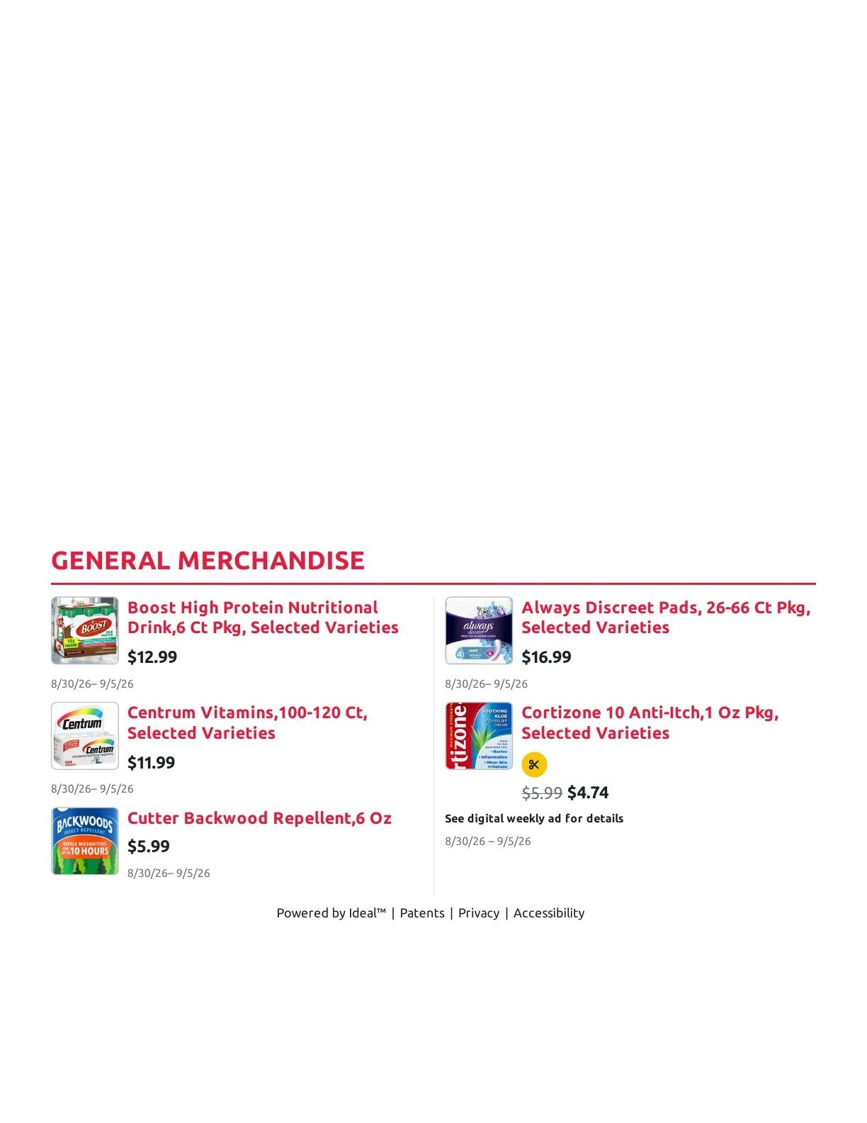 Radermacher's Fresh Market Weekly Ad August 30 - September 5, 2026