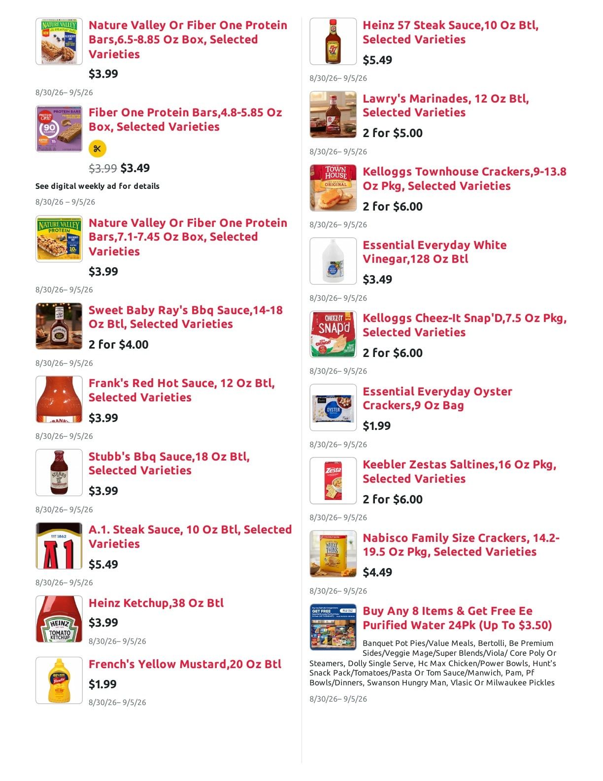 Radermacher's Fresh Market Weekly Ad August 30 - September 5, 2026