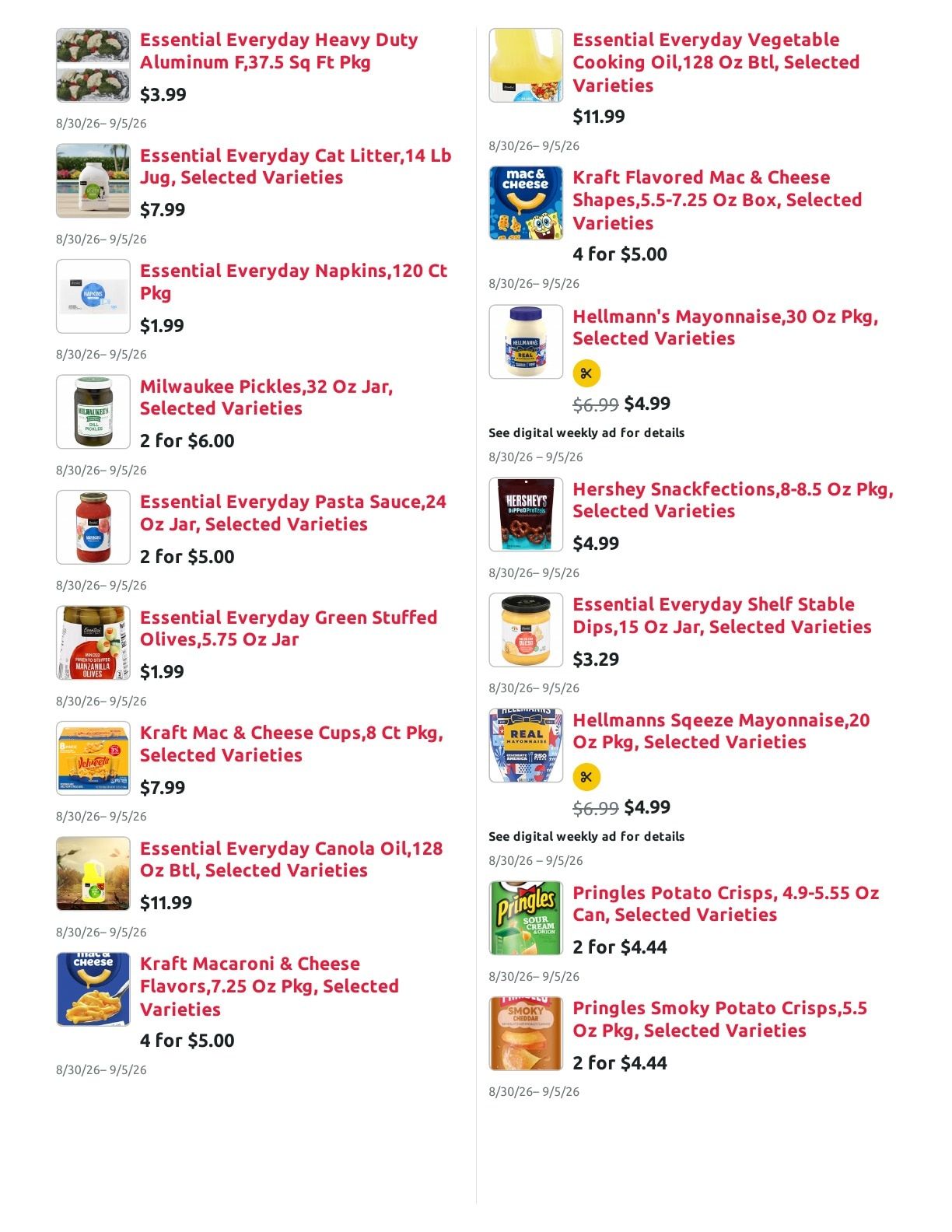 Radermacher's Fresh Market Weekly Ad August 30 - September 5, 2026