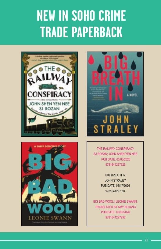Soho Press Books Catalog Weekly Ad January 1 - December 31, 2026