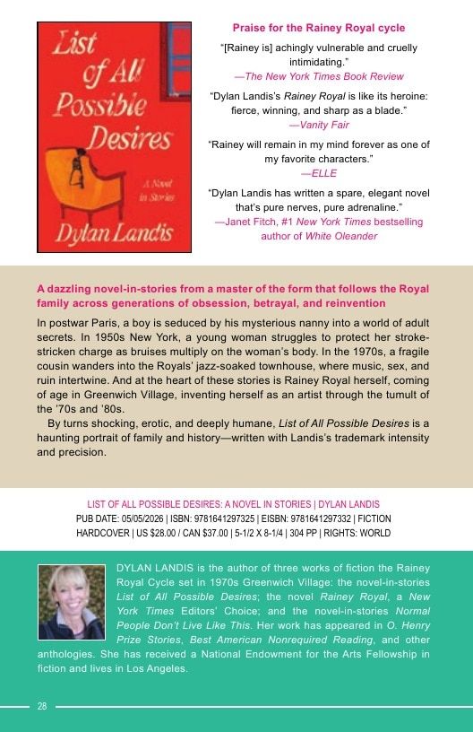 Soho Press Books Catalog Weekly Ad January 1 - December 31, 2026