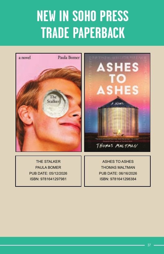 Soho Press Books Catalog Weekly Ad January 1 - December 31, 2026