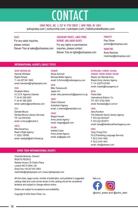 Soho Press Books Catalog Weekly Ad January 1 - December 31, 2026