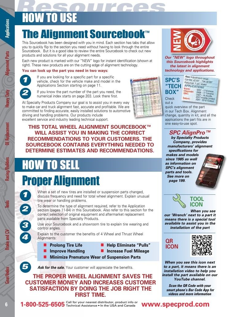 Specialty Products Company Automotive Alignment Catalog Weekly Ad January 1 - December 31, 2026