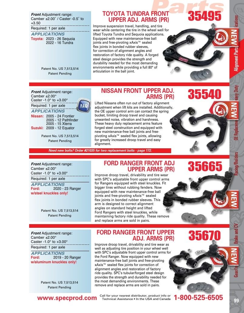 Specialty Products Company Automotive Alignment Catalog Weekly Ad January 1 - December 31, 2026