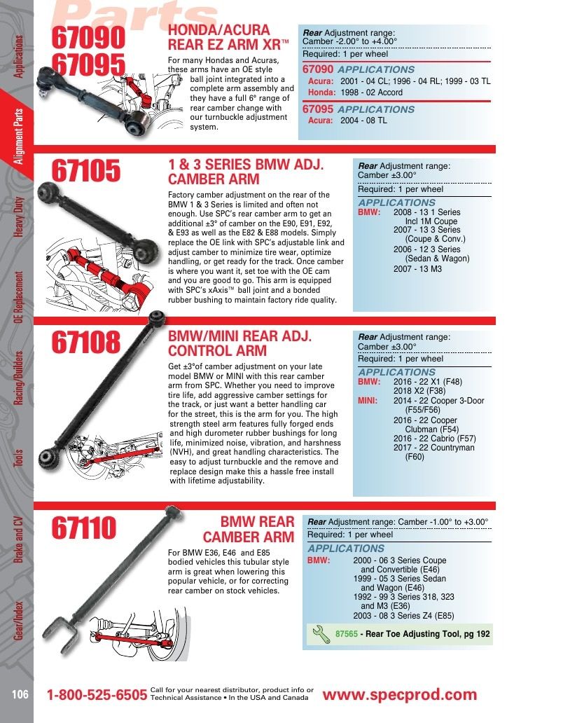 Specialty Products Company Automotive Alignment Catalog Weekly Ad January 1 - December 31, 2026