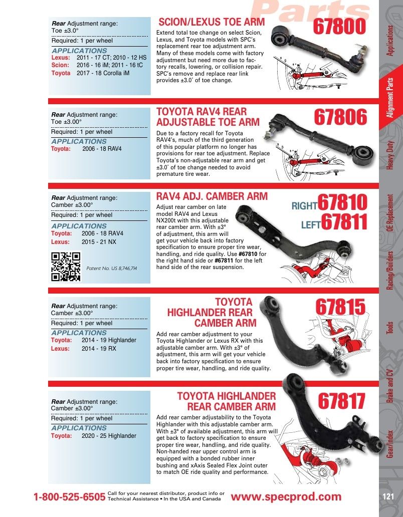 Specialty Products Company Automotive Alignment Catalog Weekly Ad January 1 - December 31, 2026