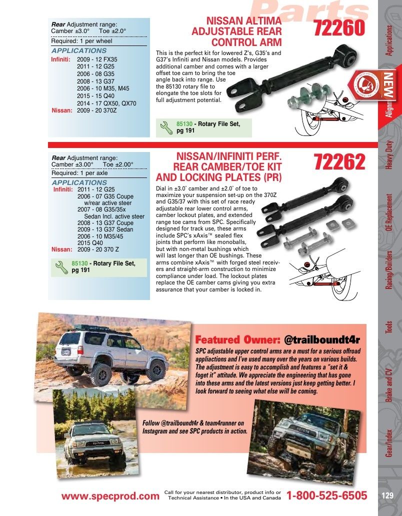 Specialty Products Company Automotive Alignment Catalog Weekly Ad January 1 - December 31, 2026