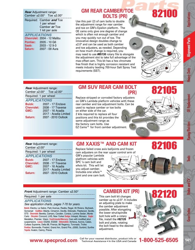 Specialty Products Company Automotive Alignment Catalog Weekly Ad January 1 - December 31, 2026