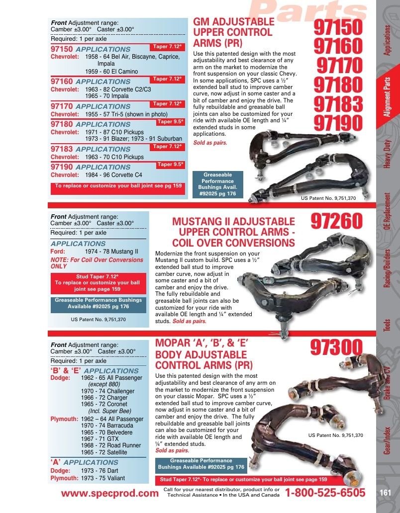 Specialty Products Company Automotive Alignment Catalog Weekly Ad January 1 - December 31, 2026