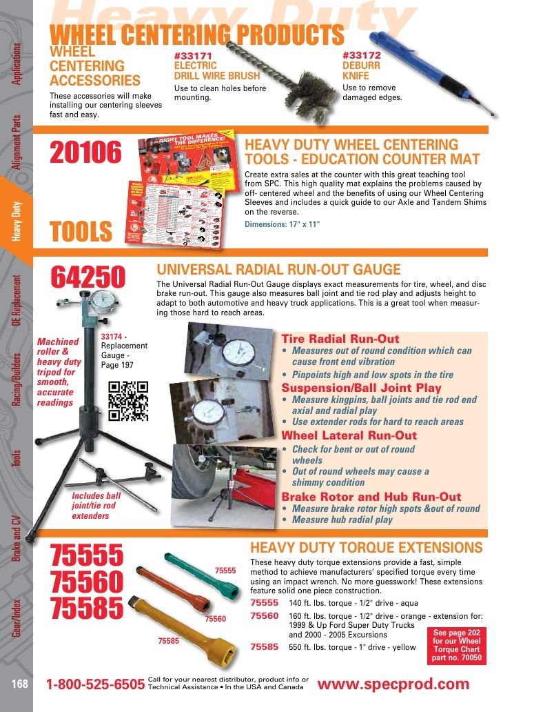 Specialty Products Company Automotive Alignment Catalog Weekly Ad January 1 - December 31, 2026