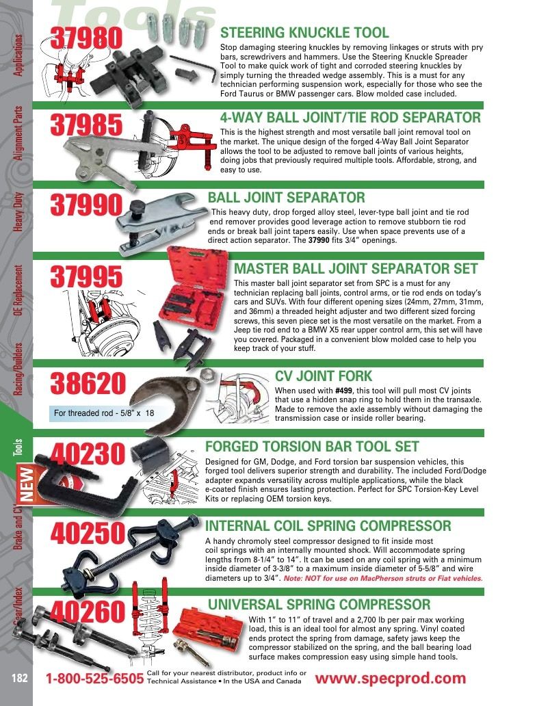 Specialty Products Company Automotive Alignment Catalog Weekly Ad January 1 - December 31, 2026
