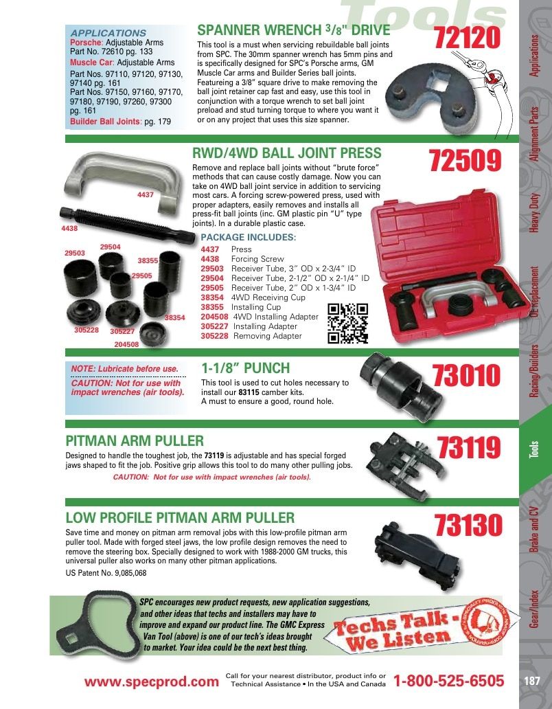 Specialty Products Company Automotive Alignment Catalog Weekly Ad January 1 - December 31, 2026