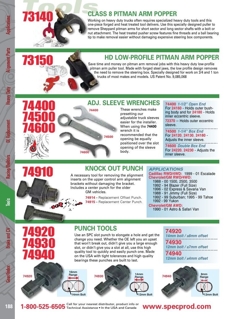 Specialty Products Company Automotive Alignment Catalog Weekly Ad January 1 - December 31, 2026