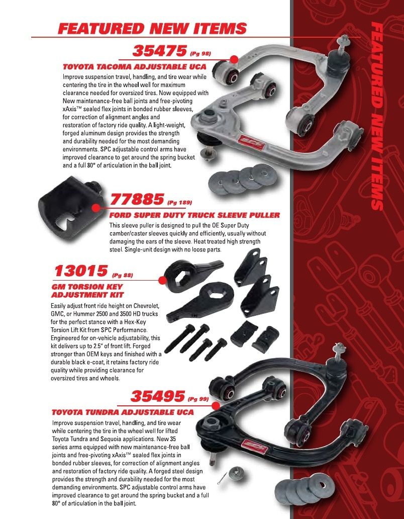 Specialty Products Company Automotive Alignment Catalog Weekly Ad January 1 - December 31, 2026