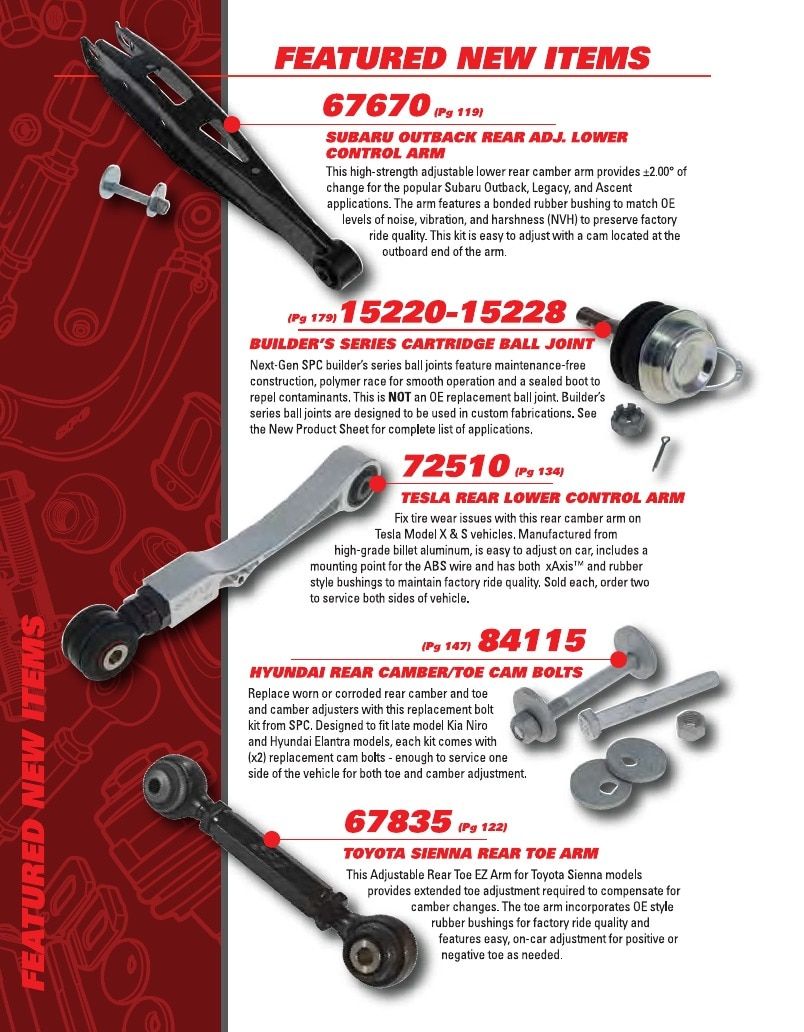 Specialty Products Company Automotive Alignment Catalog Weekly Ad January 1 - December 31, 2026