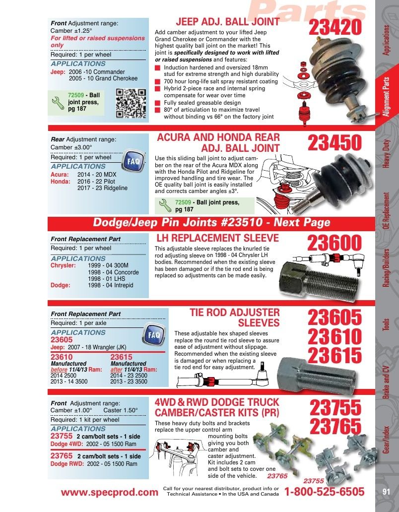 Specialty Products Company Automotive Alignment Catalog Weekly Ad January 1 - December 31, 2026
