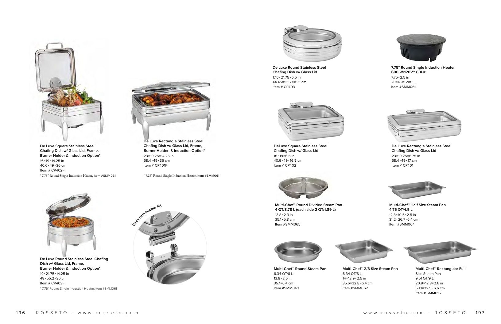 Rosseto Food Service Products Catalog Weekly Ad January 1 - December 31, 2026