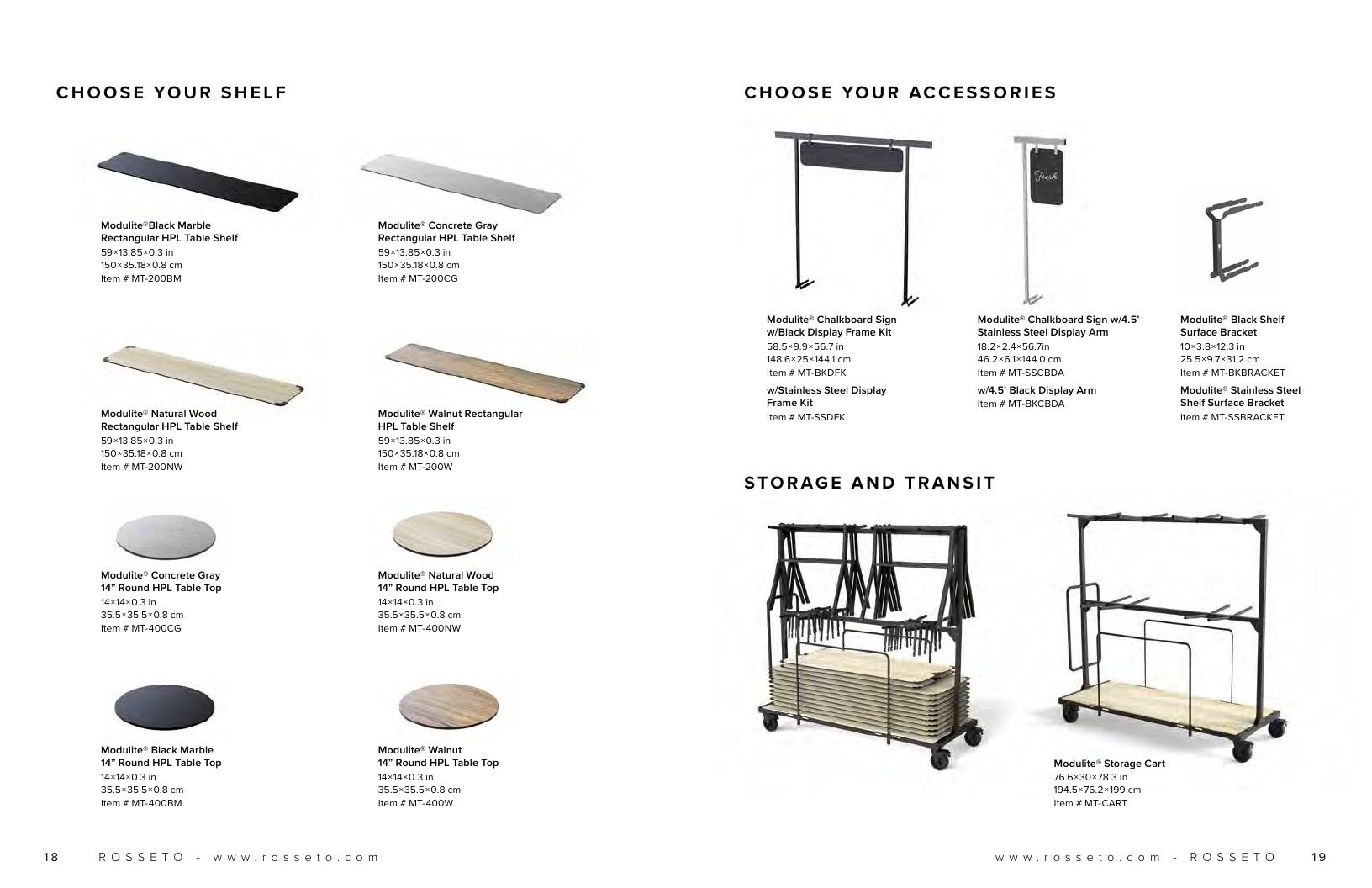 Rosseto Food Service Products Catalog Weekly Ad January 1 - December 31, 2026