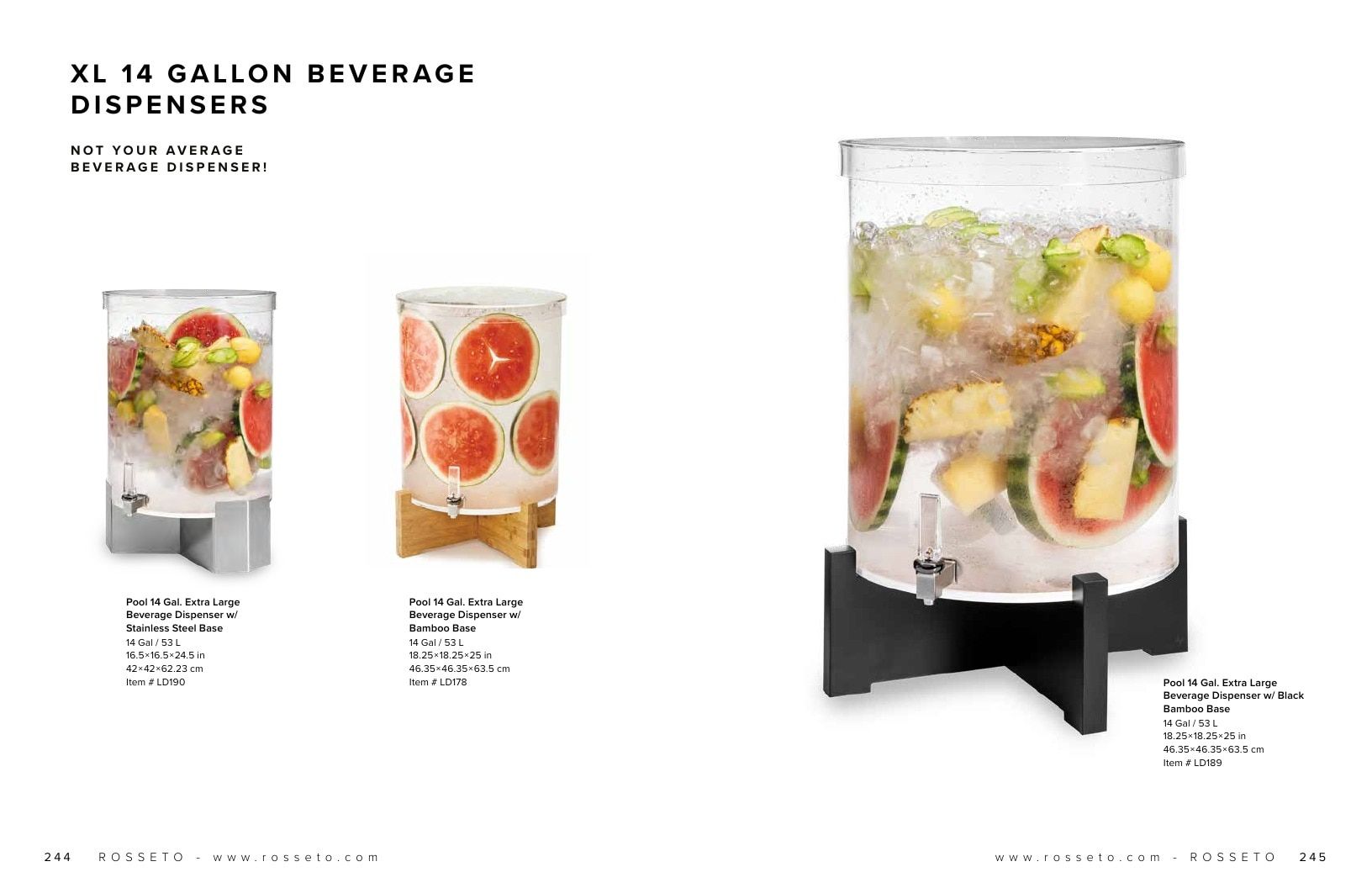 Rosseto Food Service Products Catalog Weekly Ad January 1 - December 31, 2026