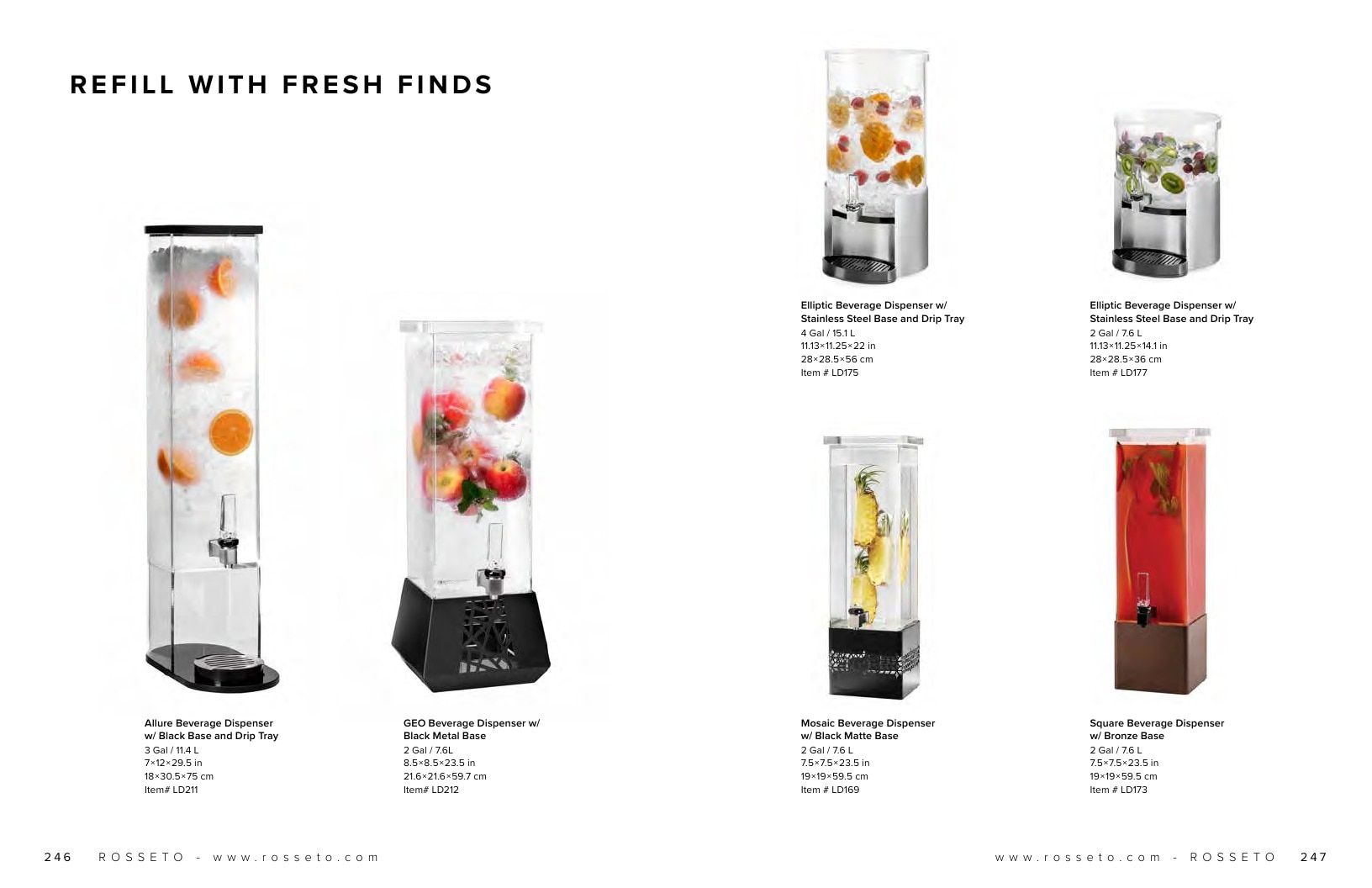 Rosseto Food Service Products Catalog Weekly Ad January 1 - December 31, 2026