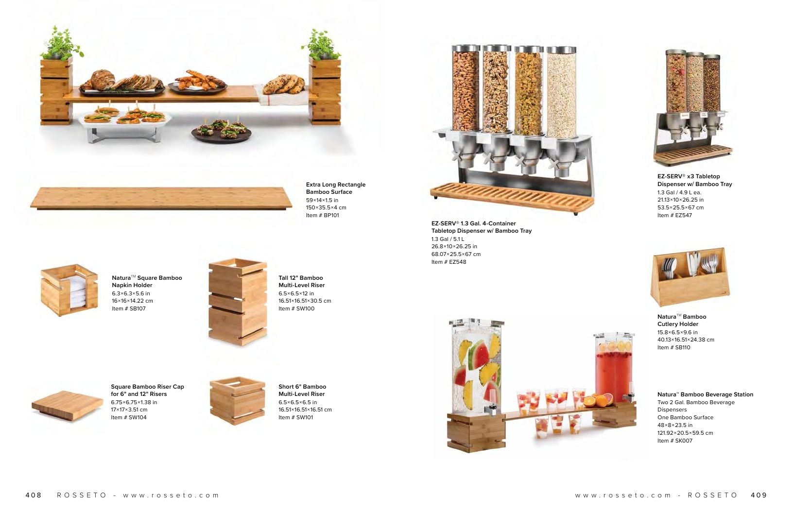 Rosseto Food Service Products Catalog Weekly Ad January 1 - December 31, 2026