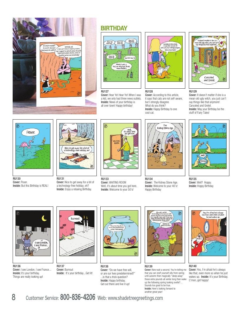 Rubes Greeting Cards Catalog Weekly Ad January 1 - December 31, 2026