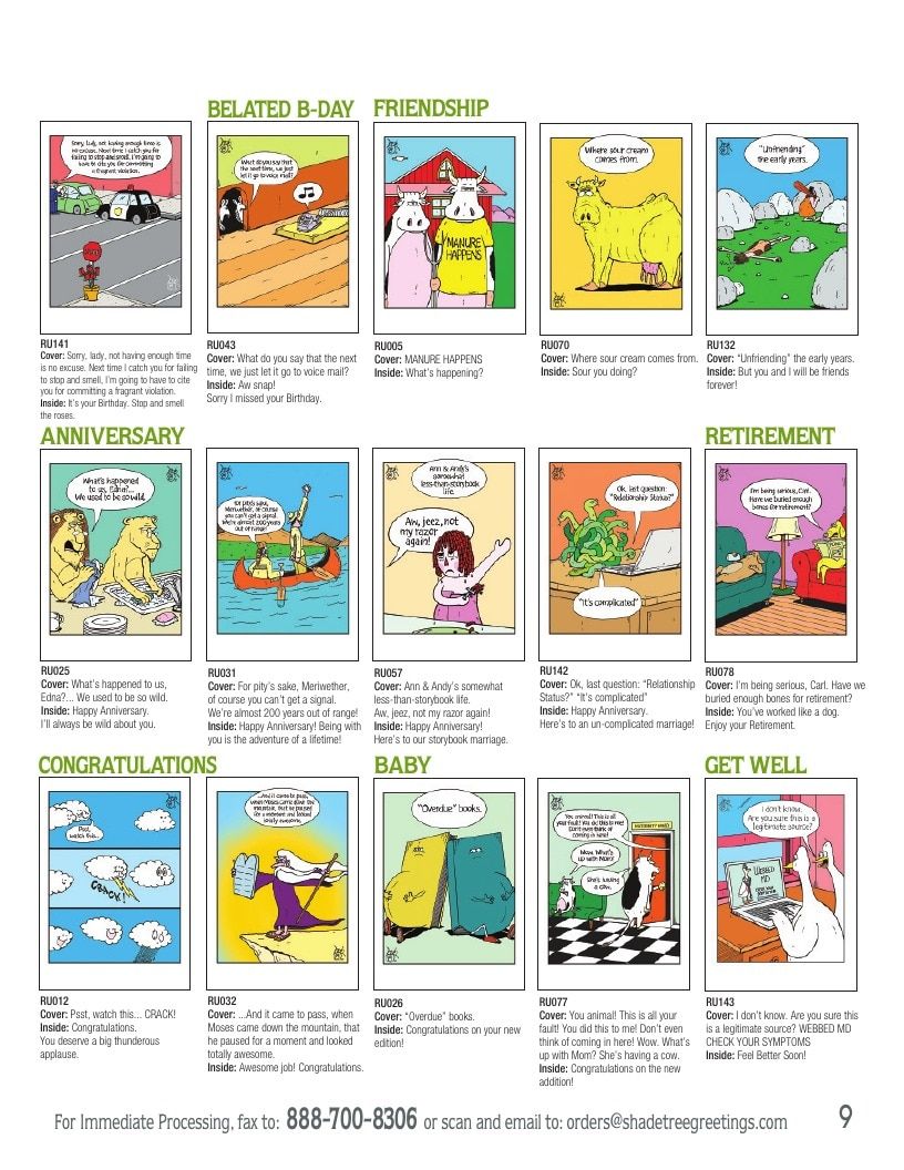Rubes Greeting Cards Catalog Weekly Ad January 1 - December 31, 2026