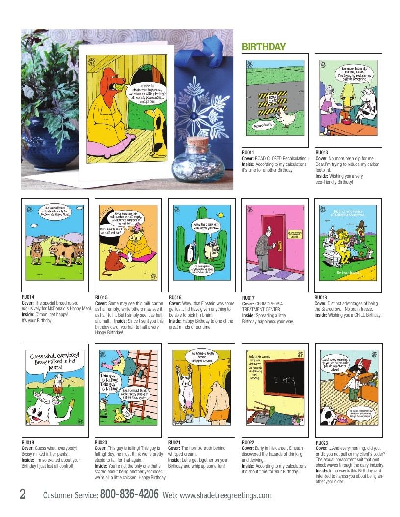 Rubes Greeting Cards Catalog Weekly Ad January 1 - December 31, 2026