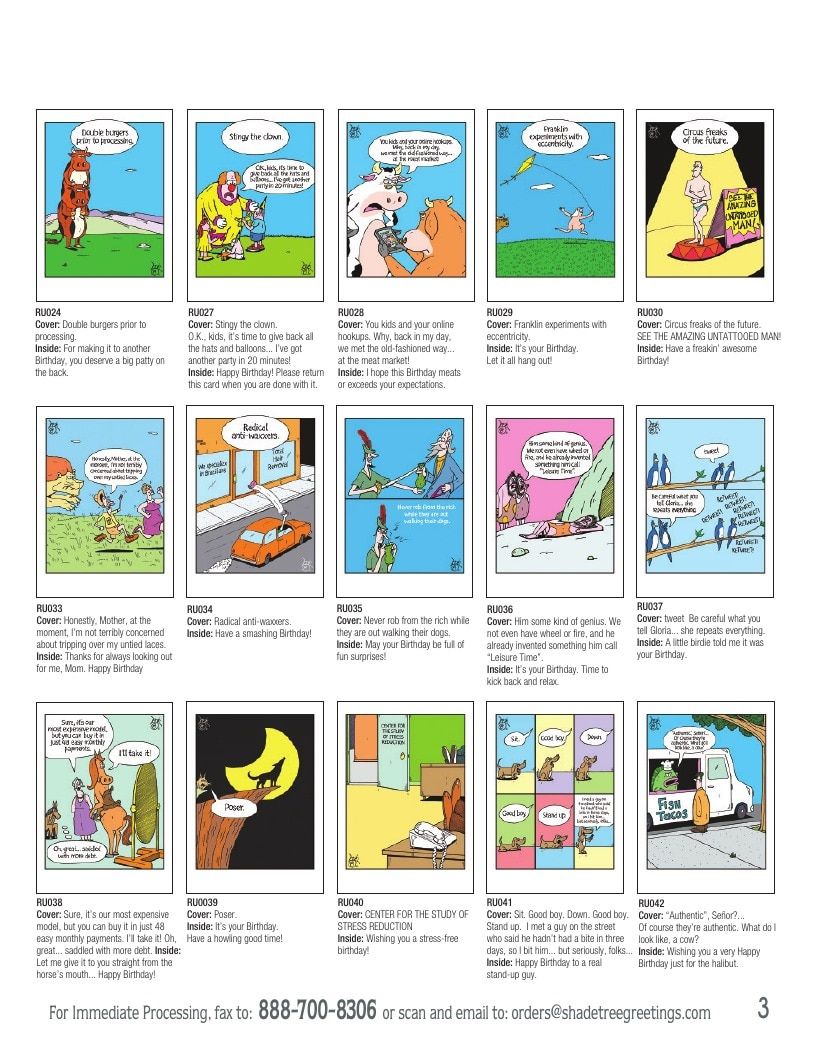 Rubes Greeting Cards Catalog Weekly Ad January 1 - December 31, 2026