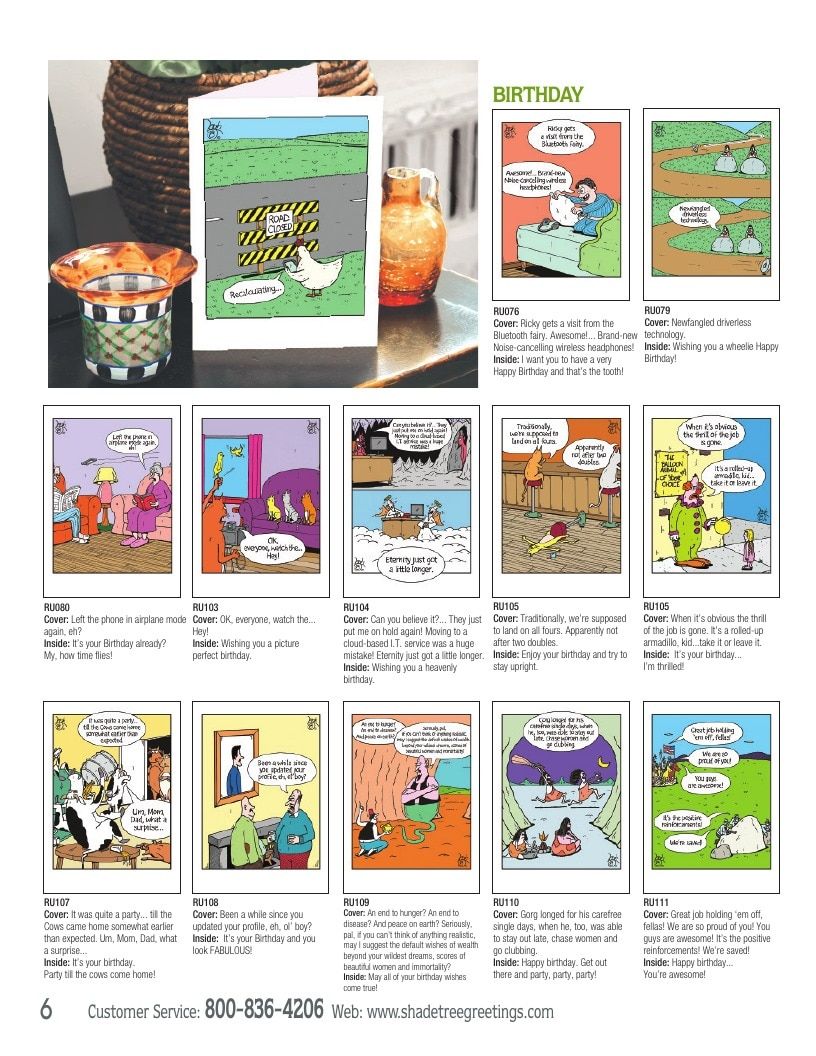 Rubes Greeting Cards Catalog Weekly Ad January 1 - December 31, 2026