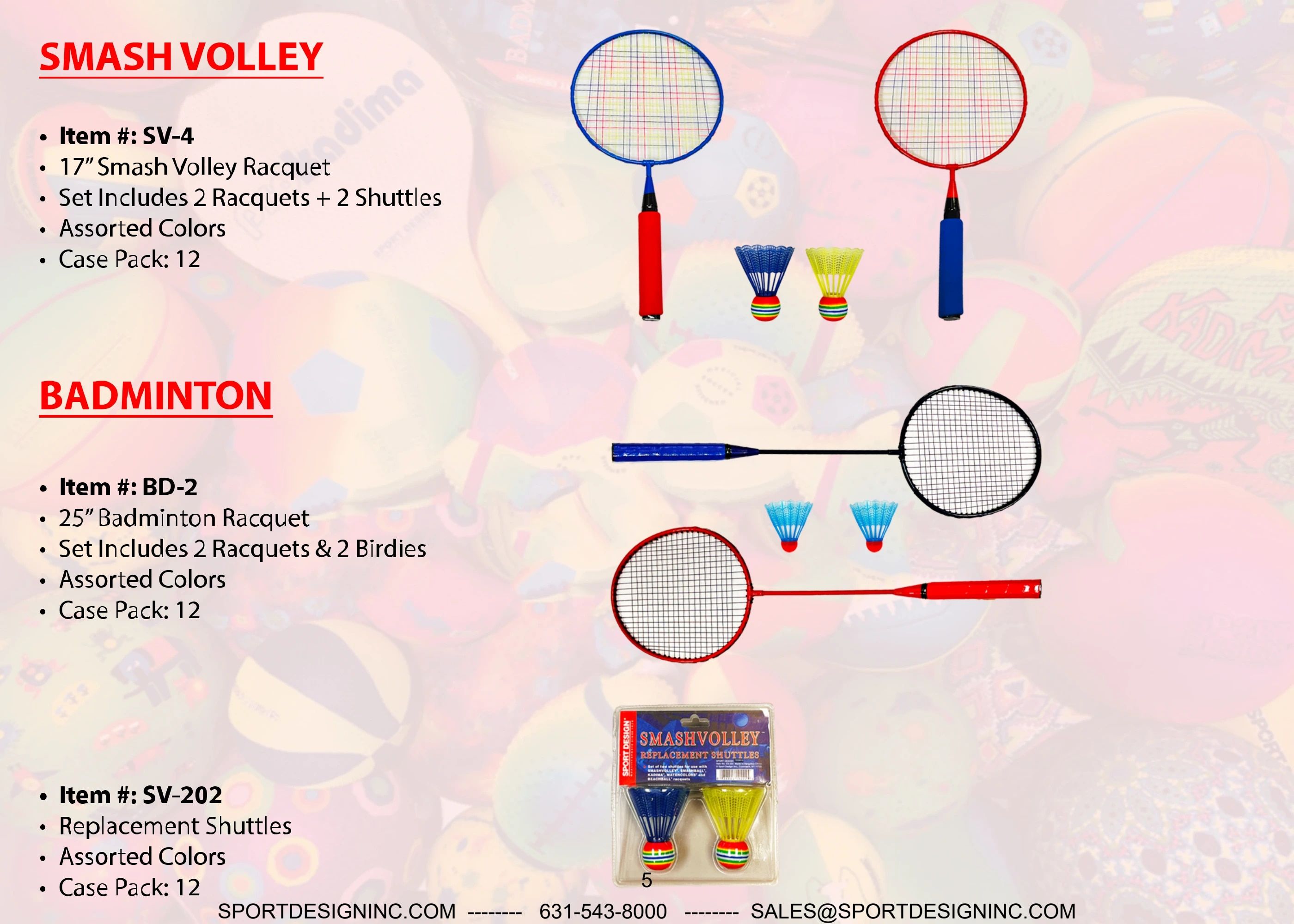 Sport Design Outdoor Games and Accessories Catalog Weekly Ad January 1 - December 31, 2026