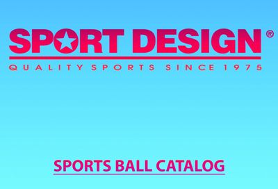 Sport Design Sports Ball Catalog Weekly Ad January 1 - December 31, 2026