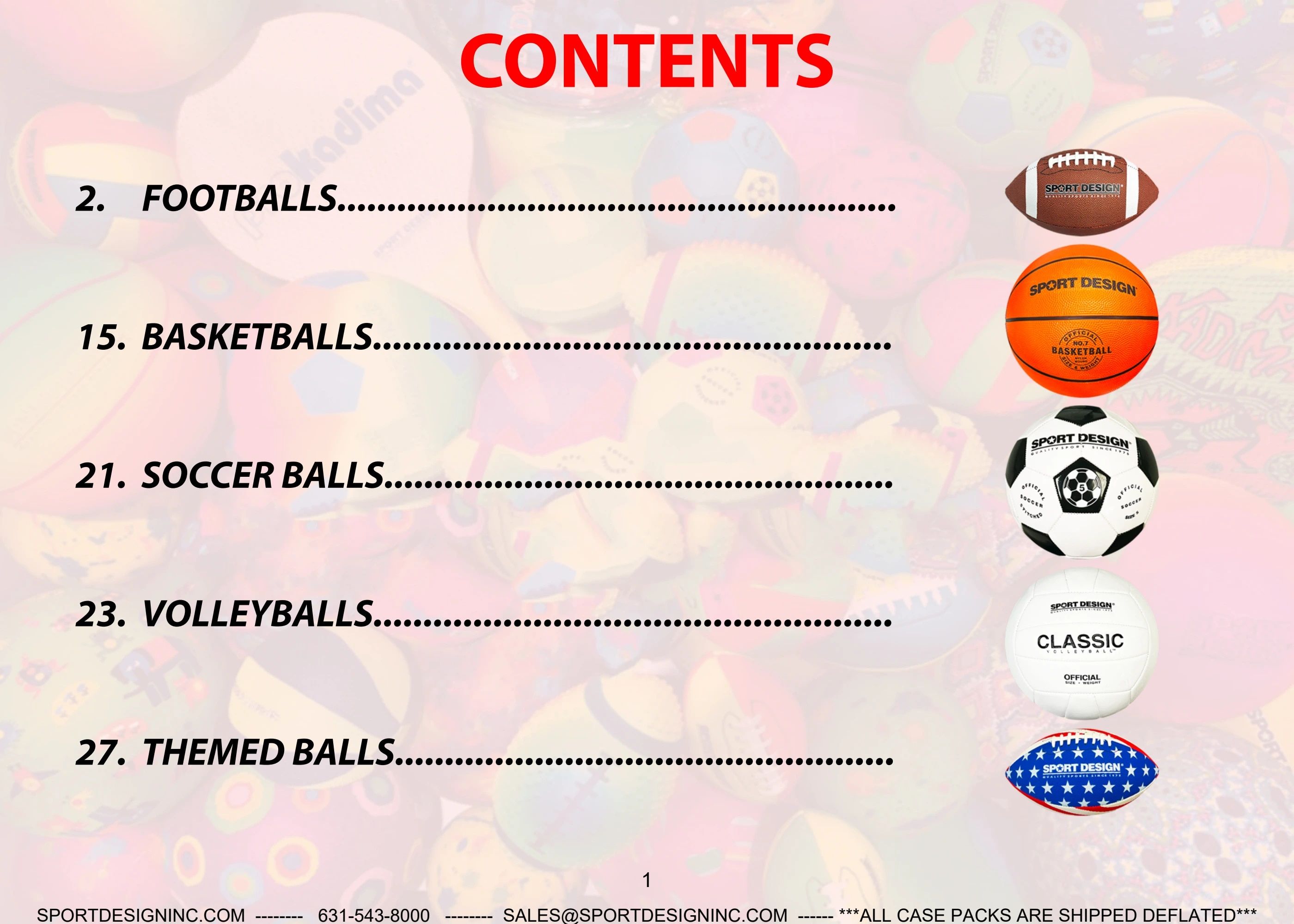 Sport Design Sports Ball Catalog Weekly Ad January 1 - December 31, 2026