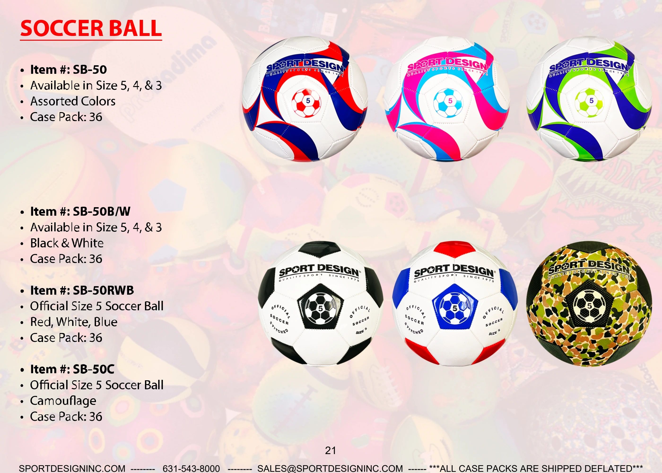 Sport Design Sports Ball Catalog Weekly Ad January 1 - December 31, 2026