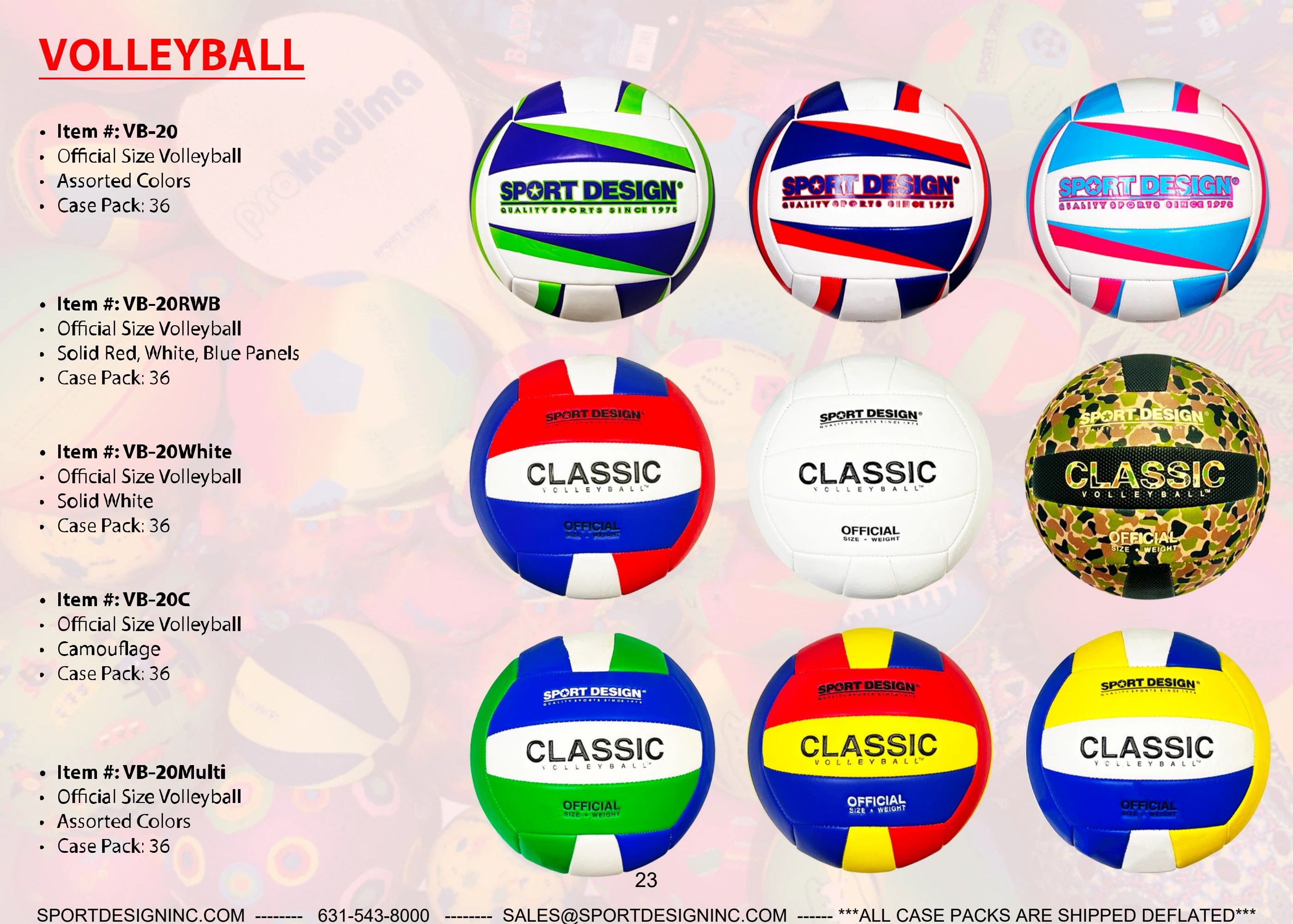 Sport Design Sports Ball Catalog Weekly Ad January 1 - December 31, 2026