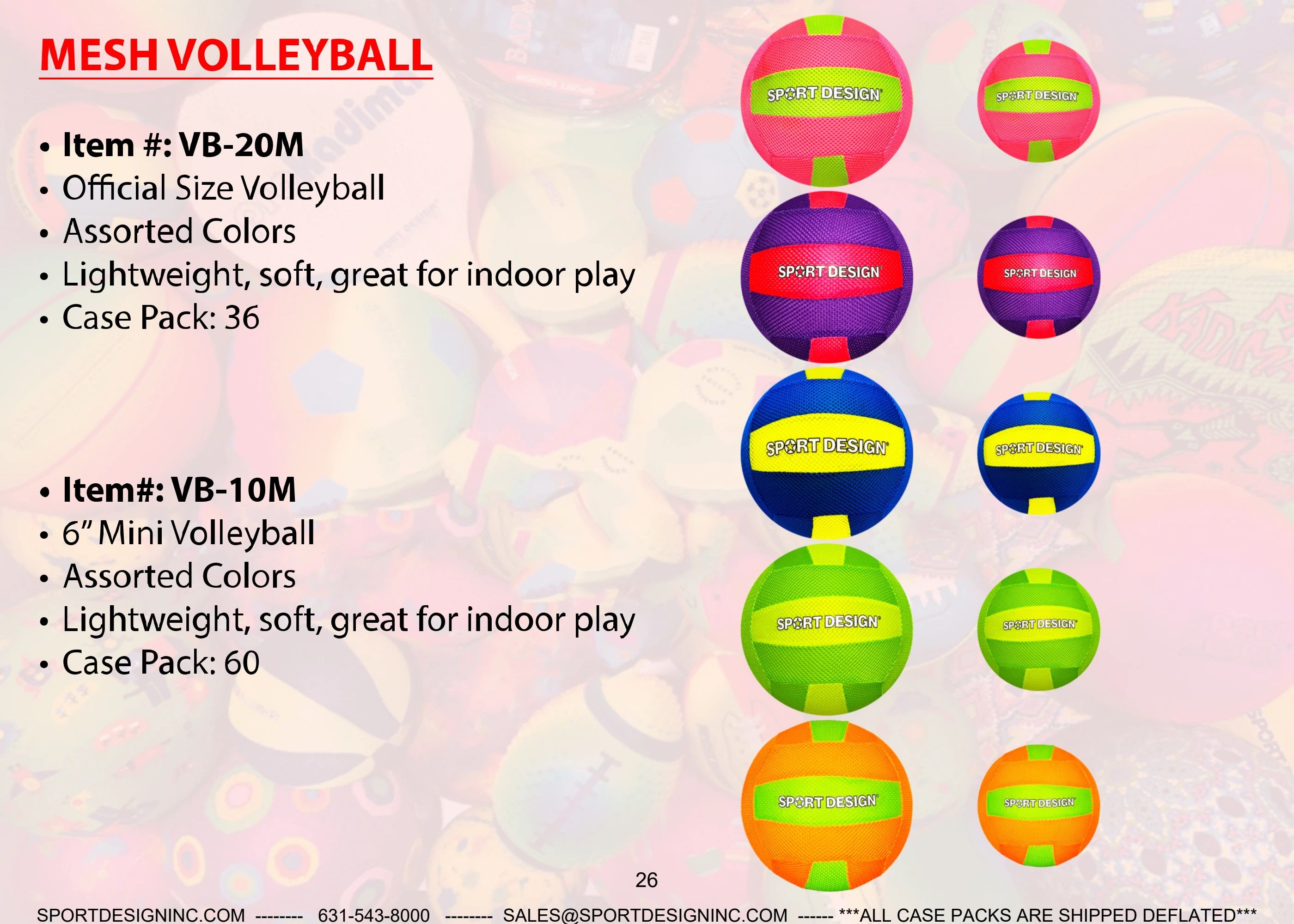 Sport Design Sports Ball Catalog Weekly Ad January 1 - December 31, 2026