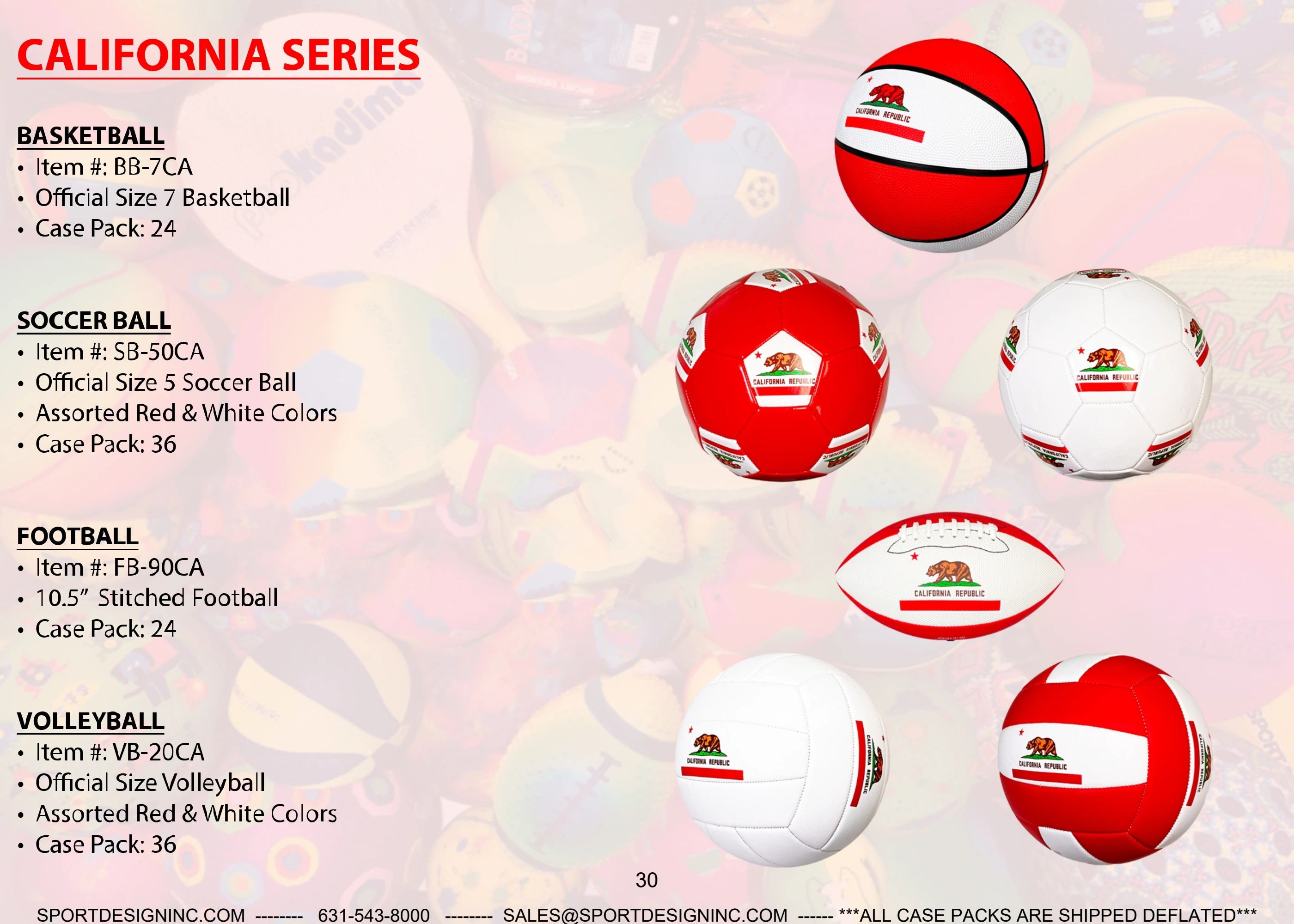 Sport Design Sports Ball Catalog Weekly Ad January 1 - December 31, 2026