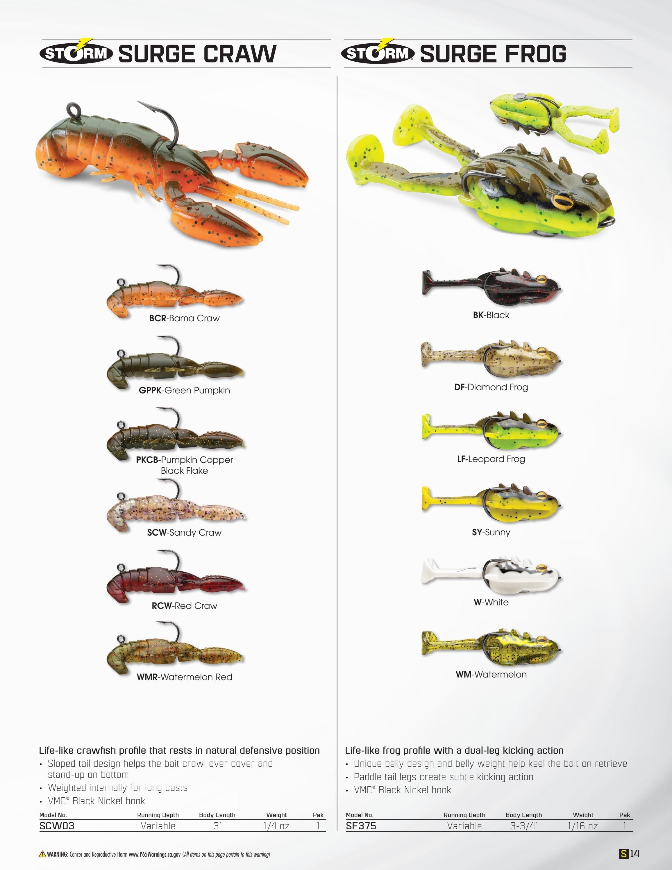 Storm Fishing Fishing Lures Catalog Weekly Ad January 1 - December 31, 2026