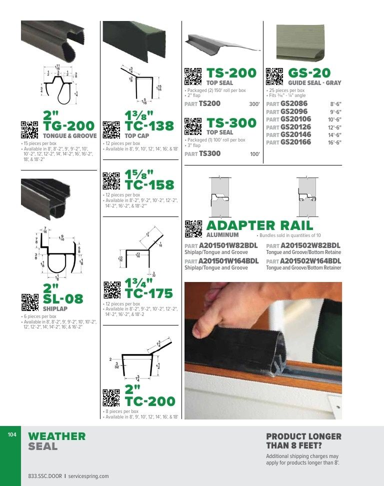 Service Spring Garage Door Products Catalog Weekly Ad January 1 - December 31, 2026
