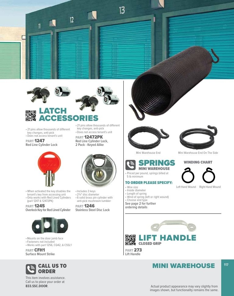 Service Spring Garage Door Products Catalog Weekly Ad January 1 - December 31, 2026