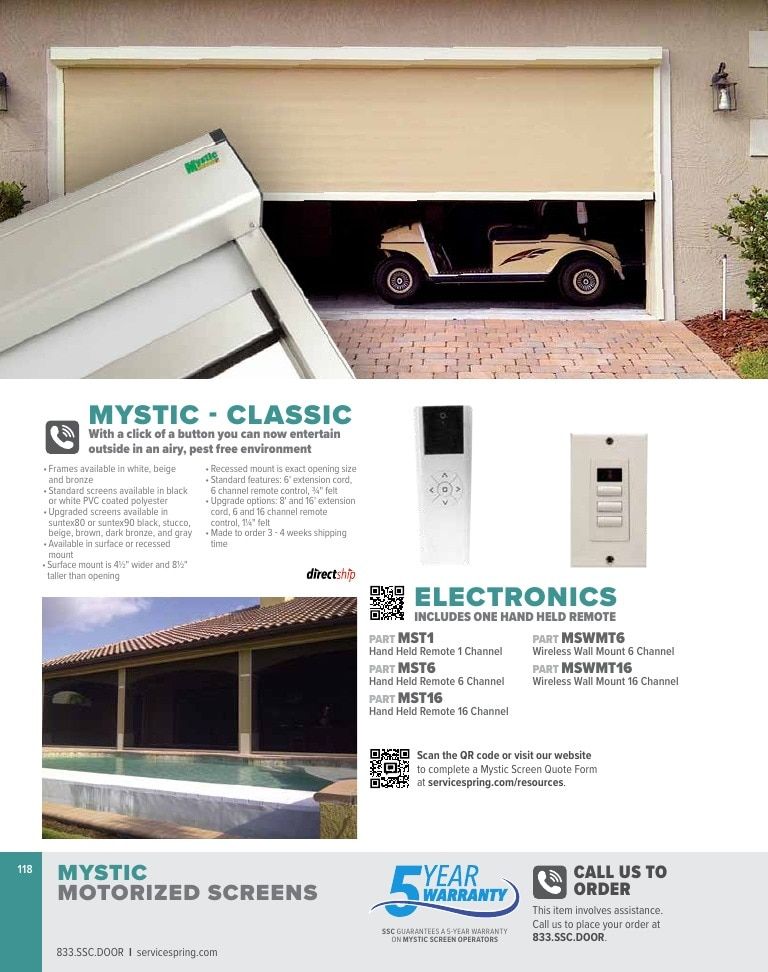 Service Spring Garage Door Products Catalog Weekly Ad January 1 - December 31, 2026