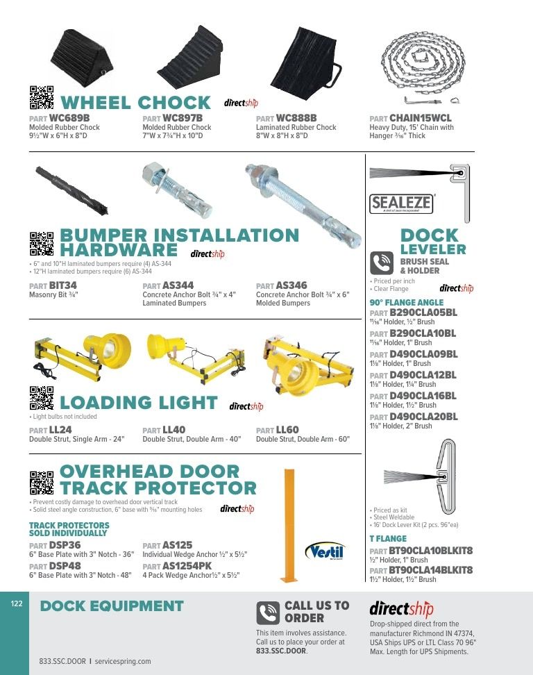 Service Spring Garage Door Products Catalog Weekly Ad January 1 - December 31, 2026